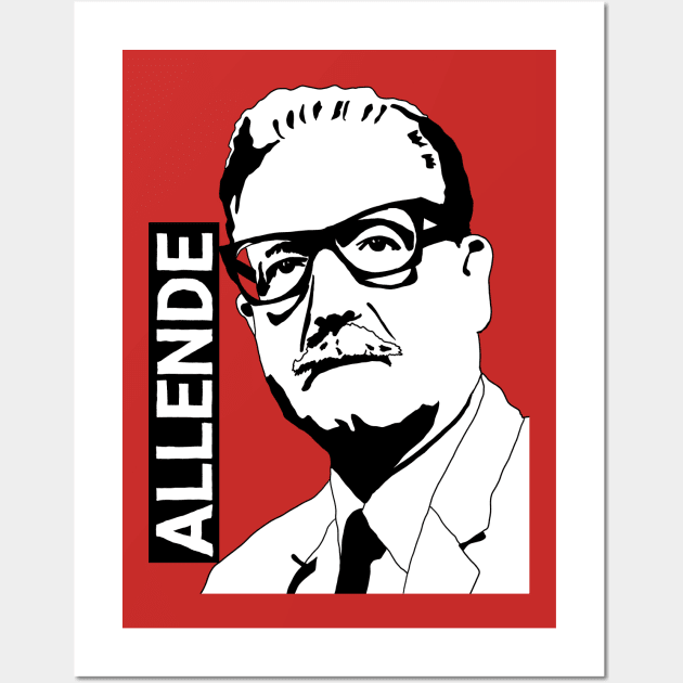Salvador Allende Wall Art by WellRed